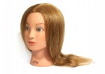 GŁÓWKA FRYZJERSKA Lila 40-45cm włosy ludzkie 100% naturalne