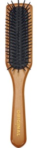OBB Szczotka drewniania do rozczesywania, płaska, NYLON PADDLE / rozmiar S