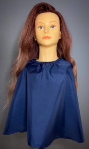 Pelerynka fryzjerska do modelowania (granatowa)